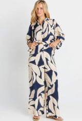 Zander Pant-Navy Floral Print