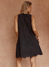 Mavis Broderie Shift Dress