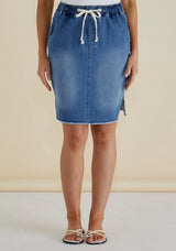 Auburn Denim Skirt