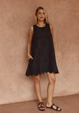 Mavis Broderie Shift Dress
