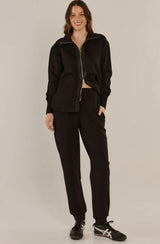 Sabina Track Pant-Black