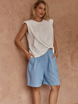 Marley Knot Front Tank - White
