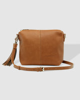 Kasey Stripe Crossbody Bag - Tan