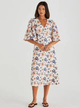 Luca Dress-Floral Embroidery