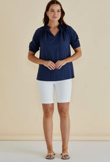 Joanne Blouse-Navy
