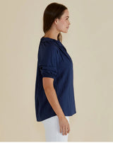 Joanne Blouse-Navy
