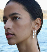 Liora Double Stud Drop Earring