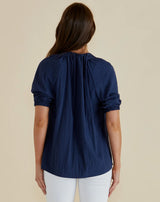 Joanne Blouse-Navy