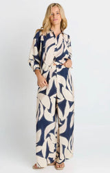 Zander Pant-Navy Floral Print
