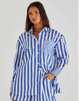 Brynne Shirt-Blue Stripe