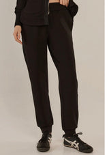 Sabina Track Pant-Black