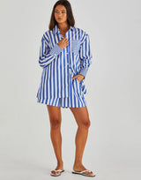 Brynne Shirt-Blue Stripe