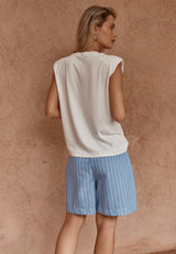 Marley Knot Front Tank - White