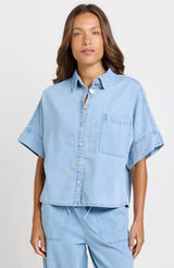 Dawn Denim Shirt-Denim Wash