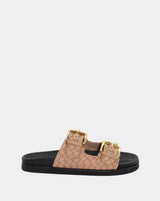 Blair Leather Sandals-Natural