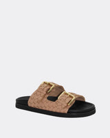 Blair Leather Sandals-Natural