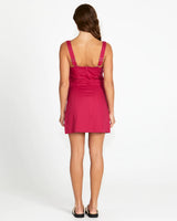 Marnie Fitted Mini Dress Berry