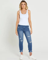 Cassie Singlet White