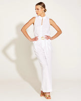 A Walk In The Park Sleeveless Top White