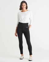 Gwen Mid High-Rise Ponte Leggings
