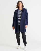 Jessie Relaxed Long Sleeve top Blue Stripe