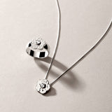 Forget Me Not Silver Ring Najo