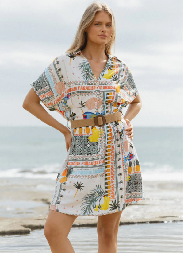 Archer Dress-Paradise Print