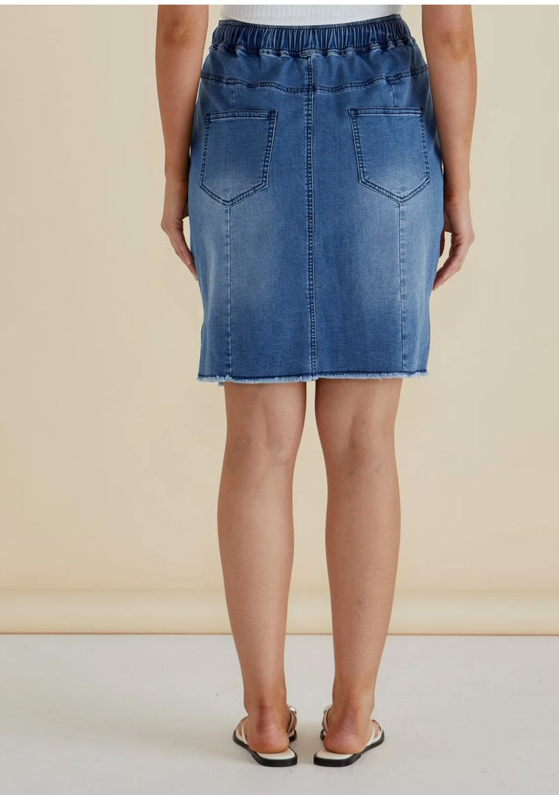 Auburn Denim Skirt