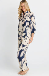 Zander Pant-Navy Floral Print