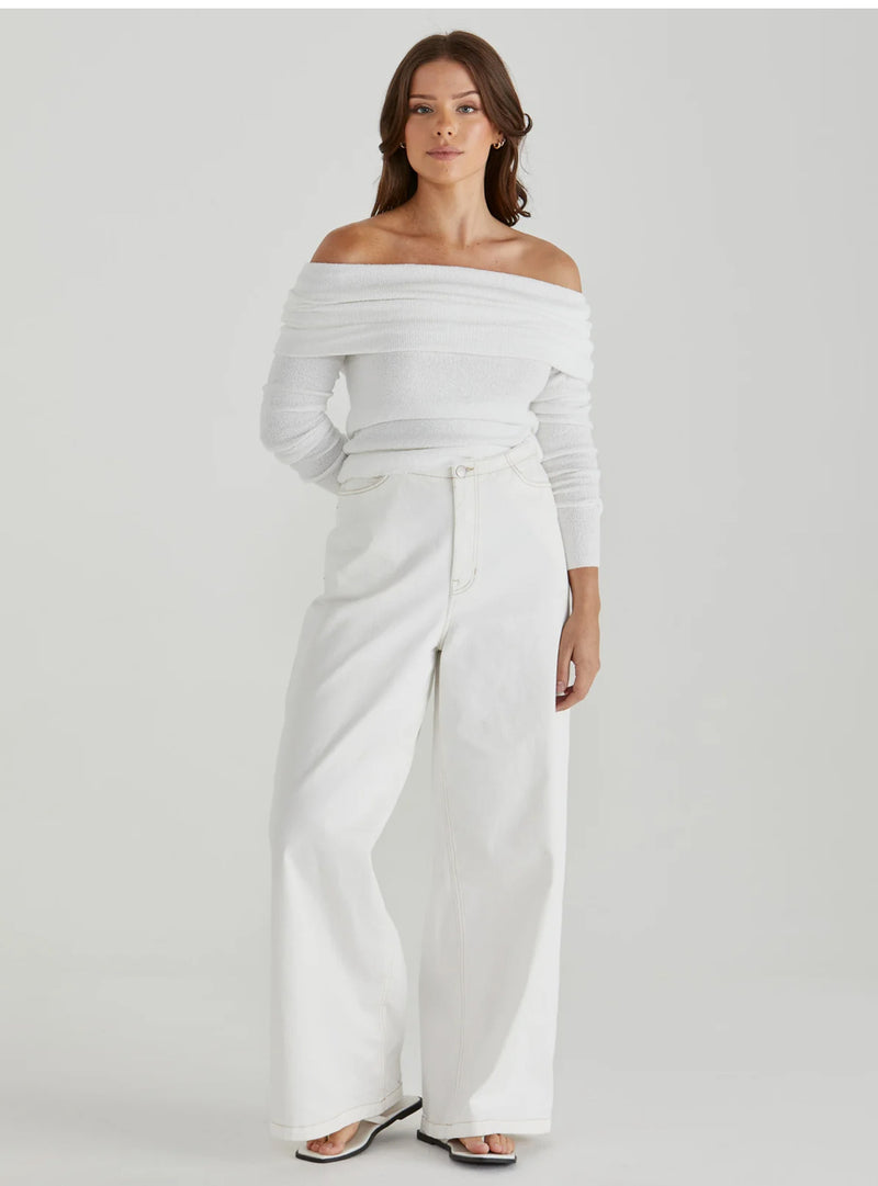 Azure Top - White
