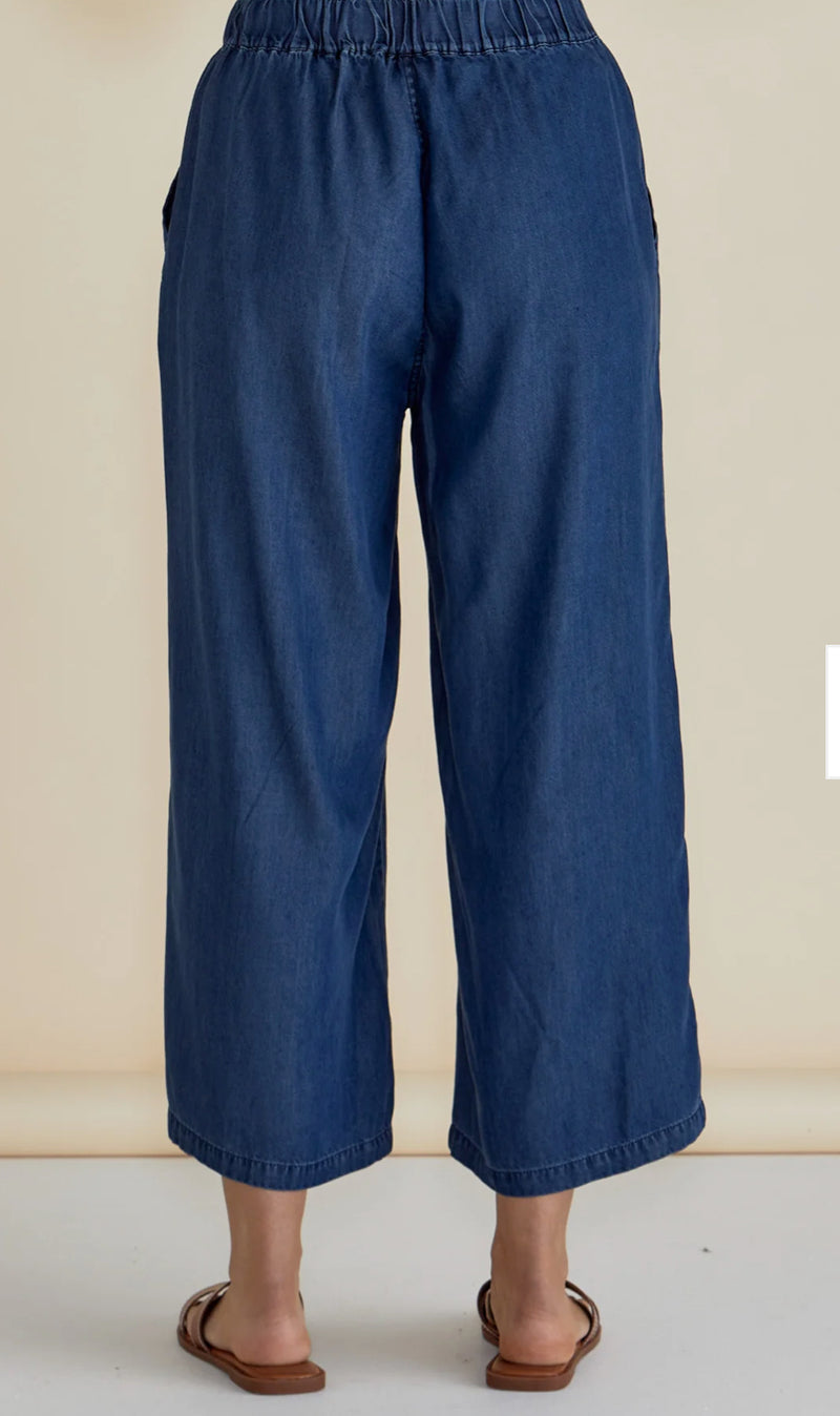 Rio Relaxed Pant- Dark Indigo