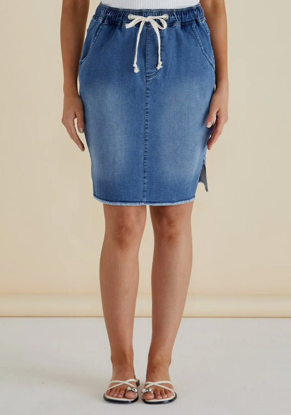 Auburn Denim Skirt
