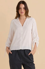 Belinda Blouse-White