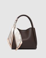 Steffie Mini Tote Bag-Chocolate