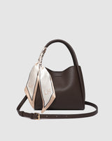 Steffie Mini Tote Bag-Chocolate