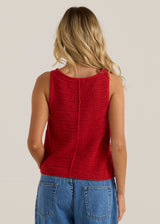 Penn KnitTop-Red