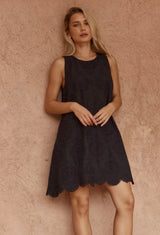 Mavis Broderie Shift Dress