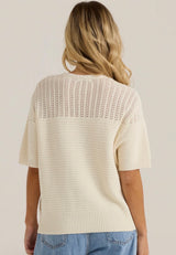 Cherri Tee -Cream