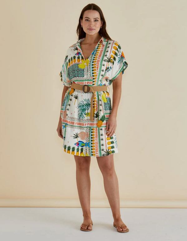 Archer Dress-Paradise Print