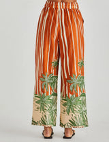 Mina Pants - Palm Stripe