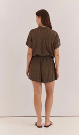 Lune  Relaxed Short- Micro Dot