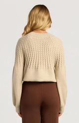 Cable Knit Textured Sweater