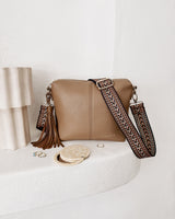 Kasey Crossbody Bag-Latte