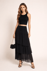 Georgette Layered Skirt