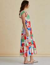 Sadie Dress-Seashell Print