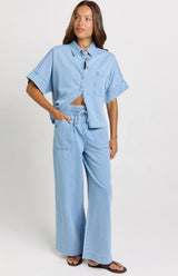 Saffra Relax Leg Jean-Medium Wash