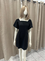 Black mini dress
