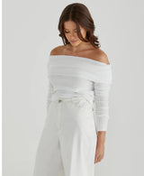Azure Top - White