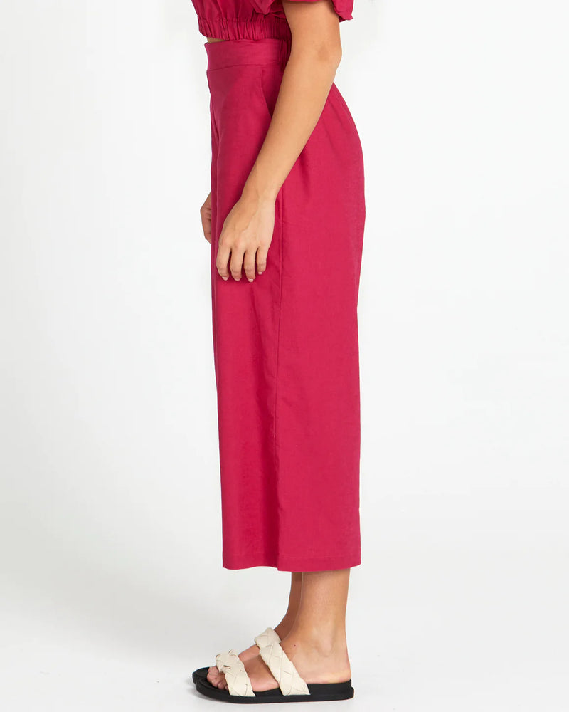 Marnie Relaxed Pant Berry