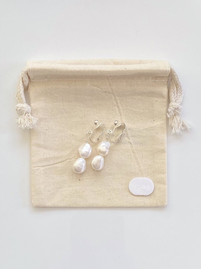 Julia Clip on Pearls